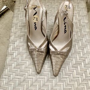 Shoes by Nina. Worn ONCE to a wedding.